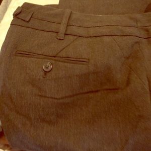 Loft Julie Tailored Pants Charcoal